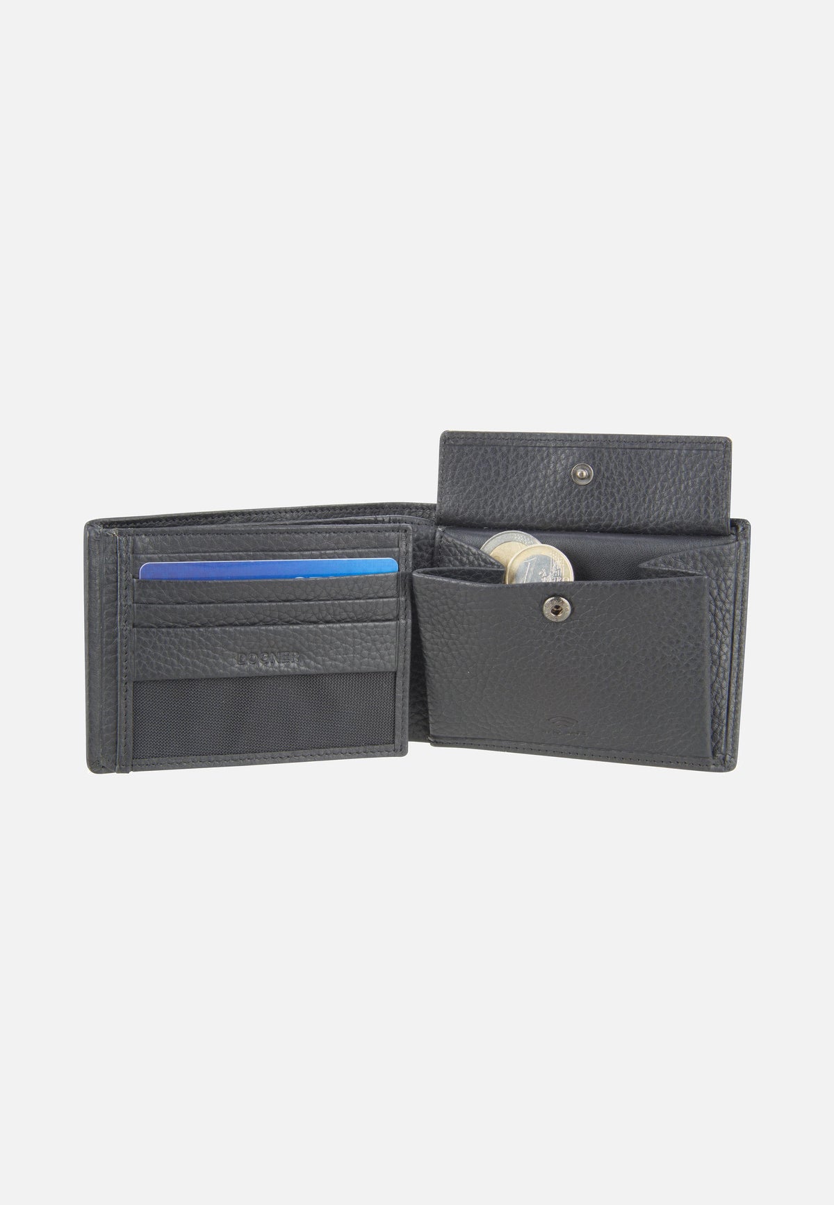 Bogner Vail Ruben BillFold SH7 Black Wallet