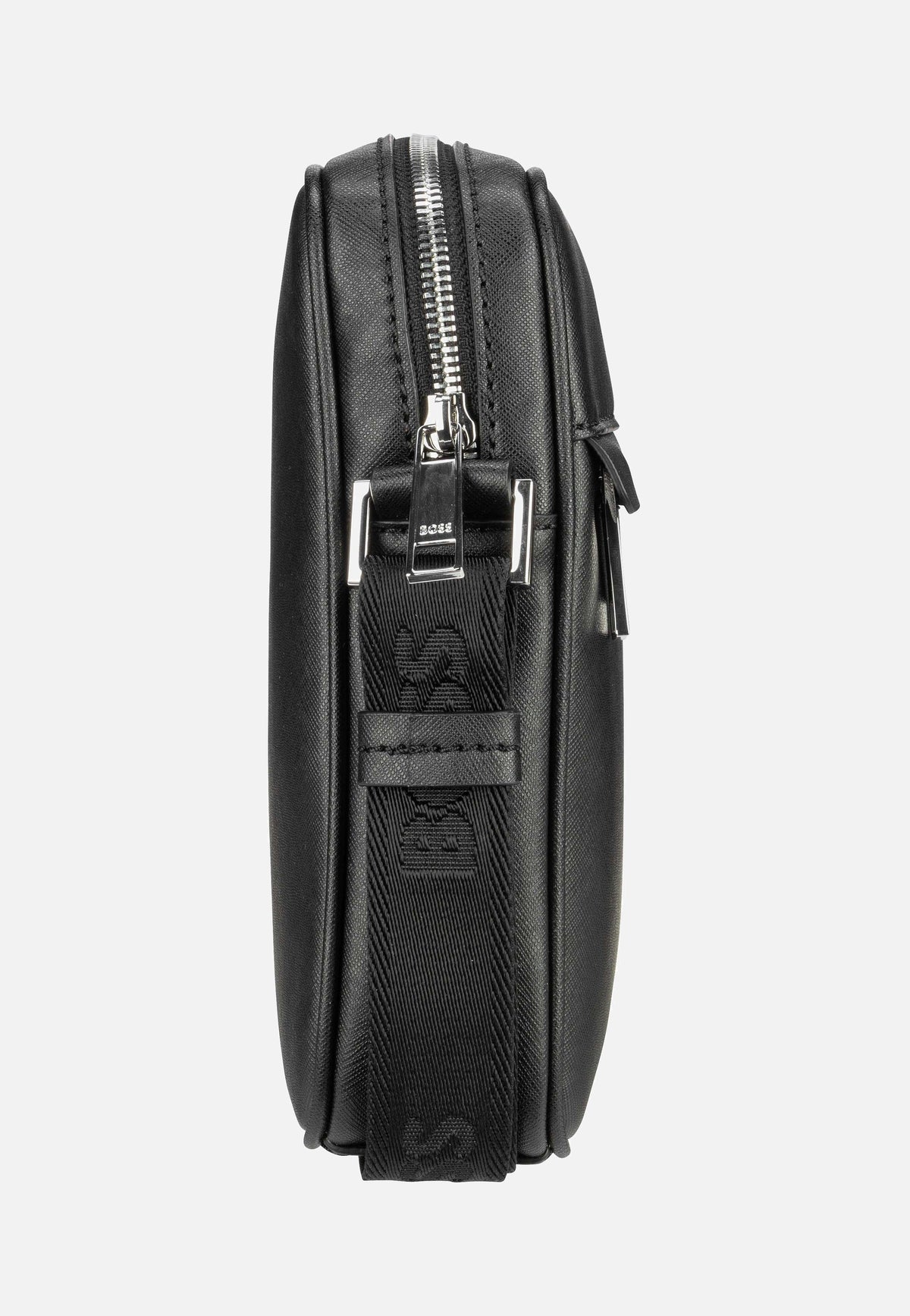 BOSS Zair North South Zip Black Crossbody Bag
