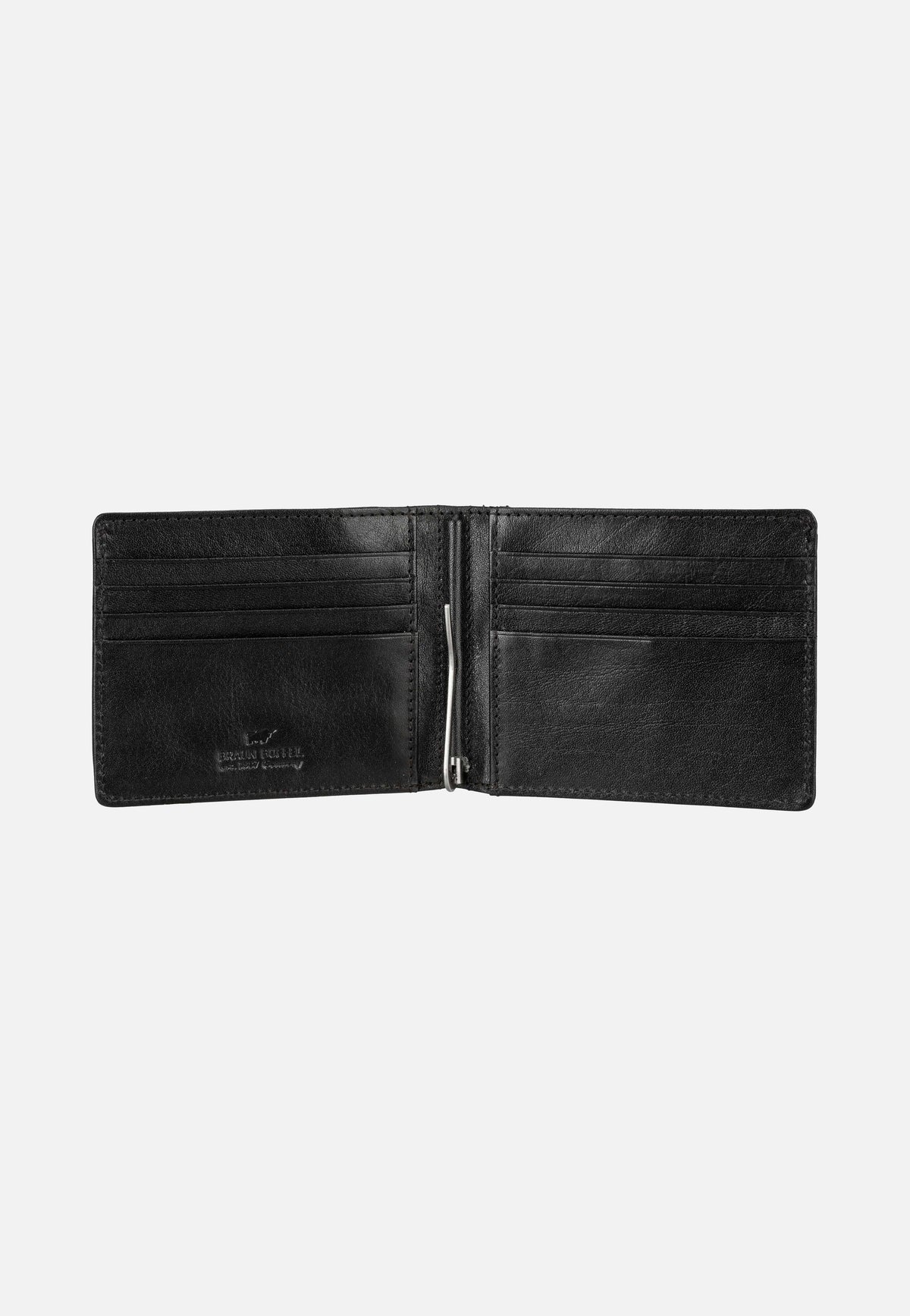Braun Büffel Country Dollarclip 8Cs Schwarz Porte-cartes