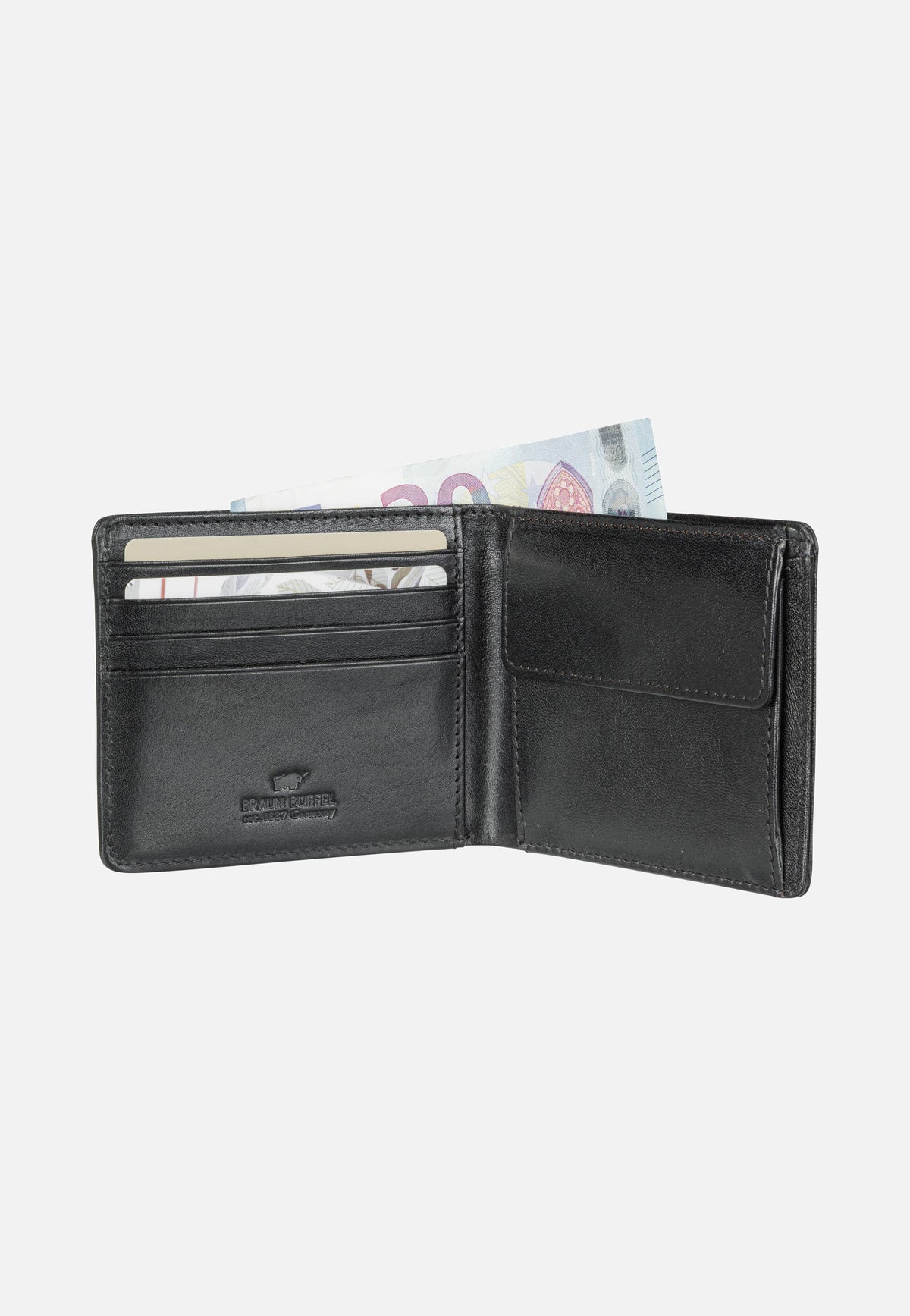 Braun Büffel Country RFID 35032 Schwarz Portefeuilles