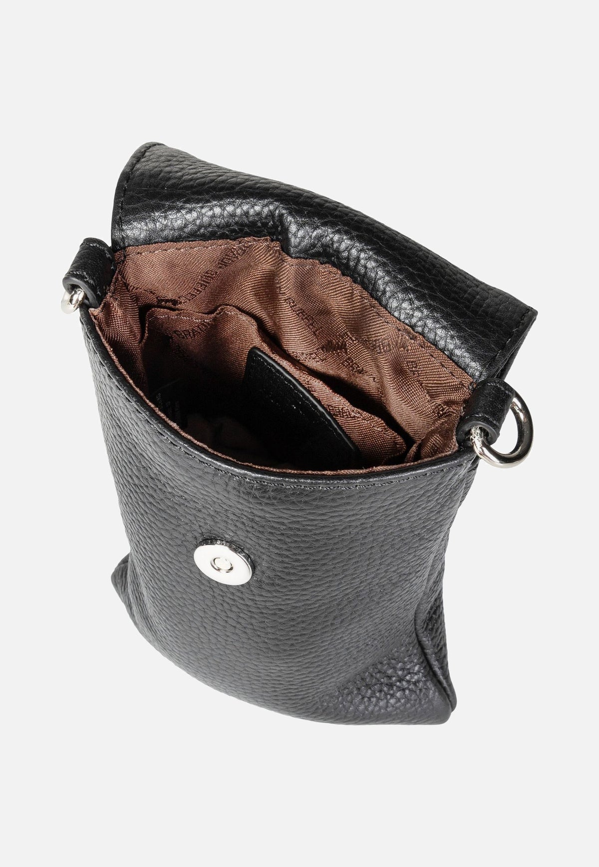 Braun Büffel Hanna Schwarz Phone Pouch