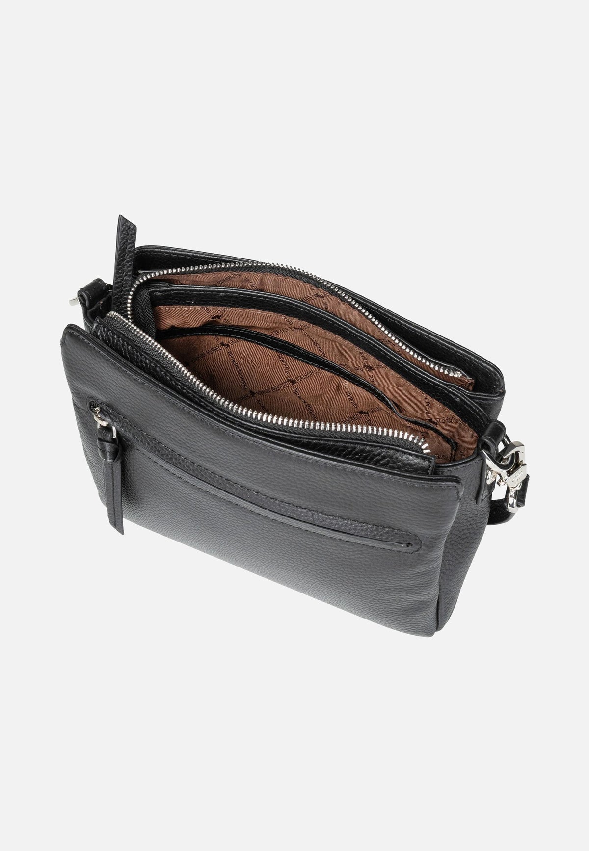 Braun Büffel Hanna RV Zip Schwarz Crossbody Bag
