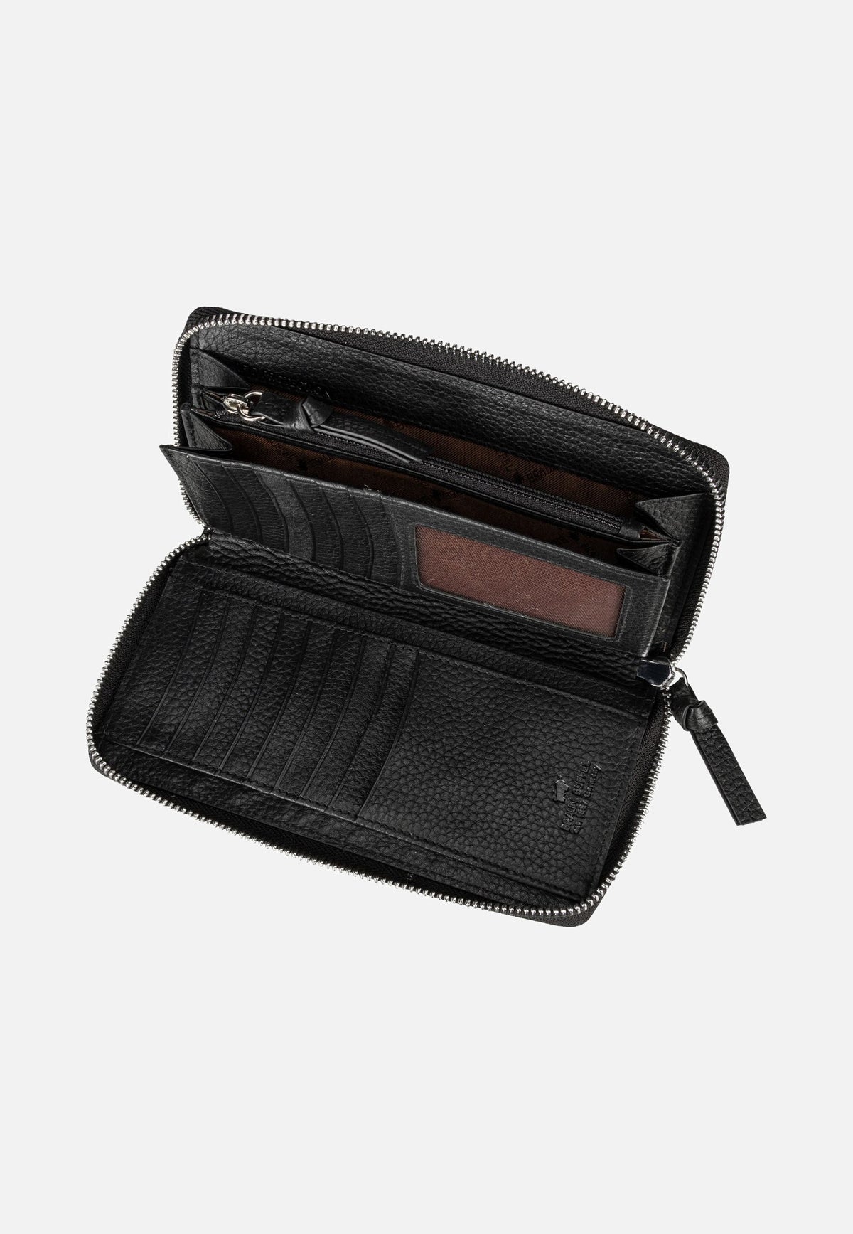 Braun Büffel Hanna Zip-Around 16Cs Schwarz Wallet