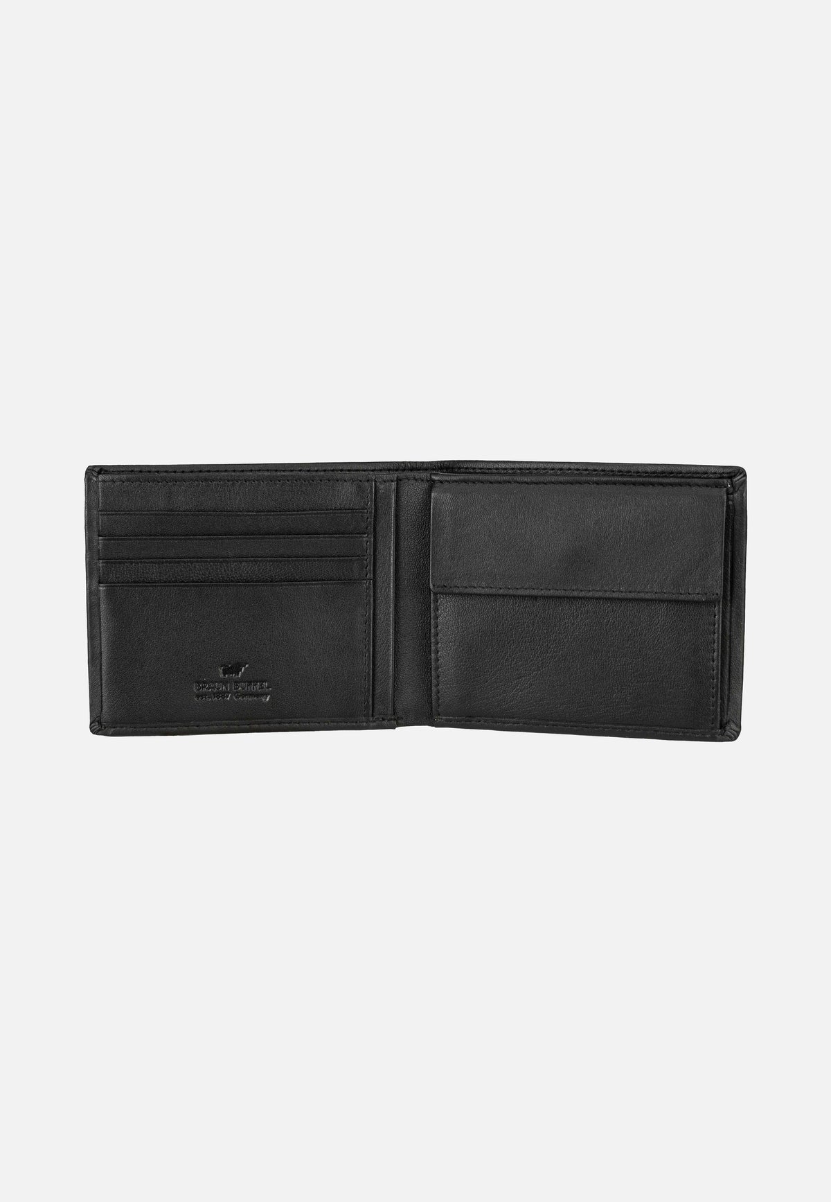Braun Büffel Hannes Coin Wallet 4+4Cs Schwarz Wallet
