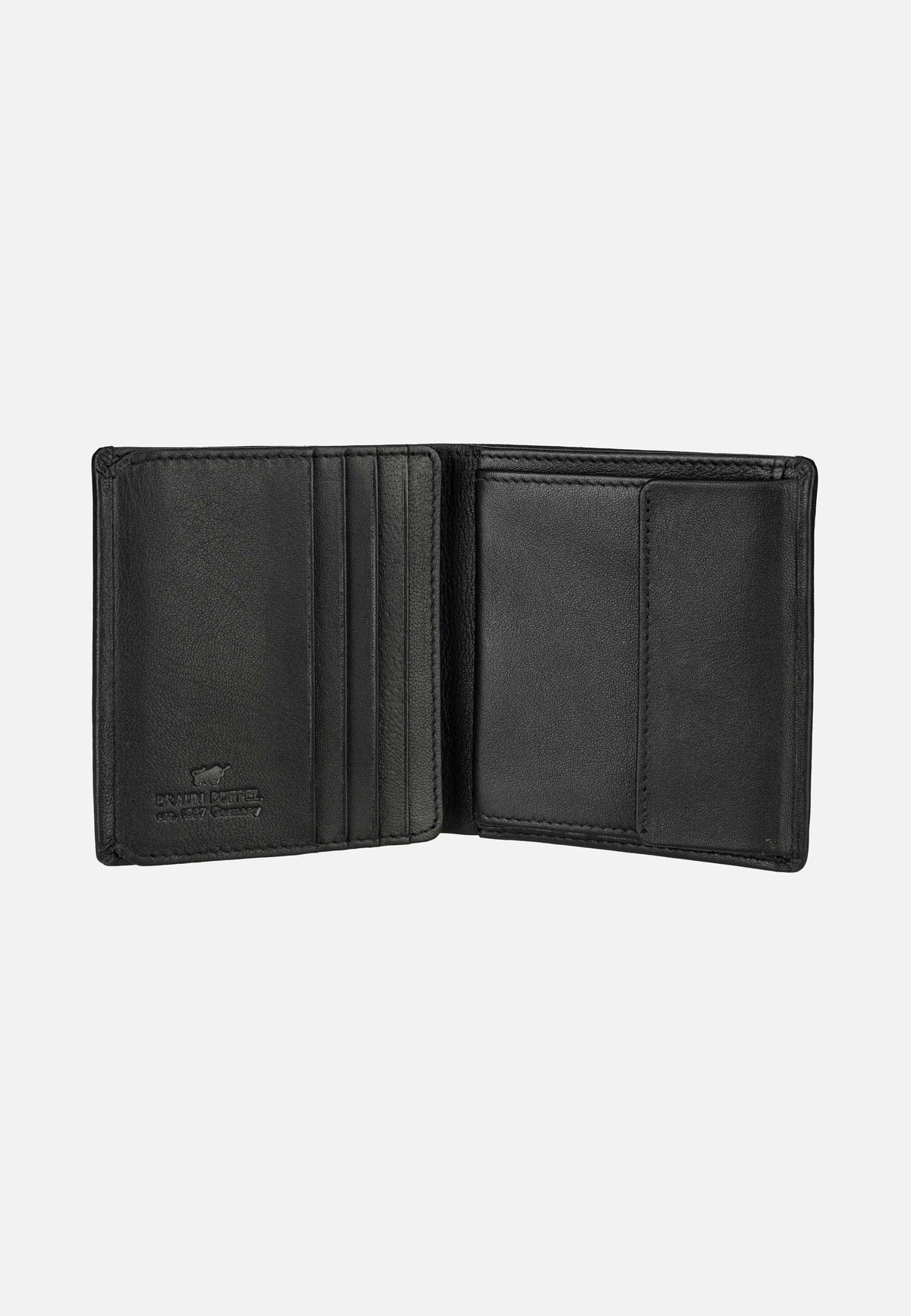 Braun Büffel Hannes Coin Wallet Carré 8Cs Schwarz Wallet