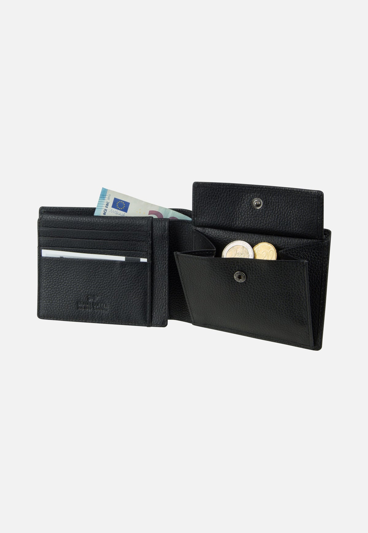 Braun Büffel Prato RFID 69338 Schwarz Wallet