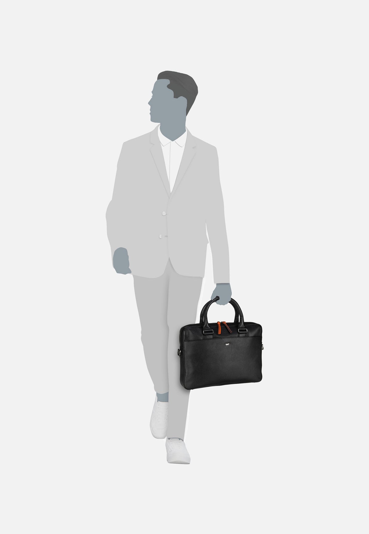 Braun Büffel Novara 26365 Schwarz Briefcase