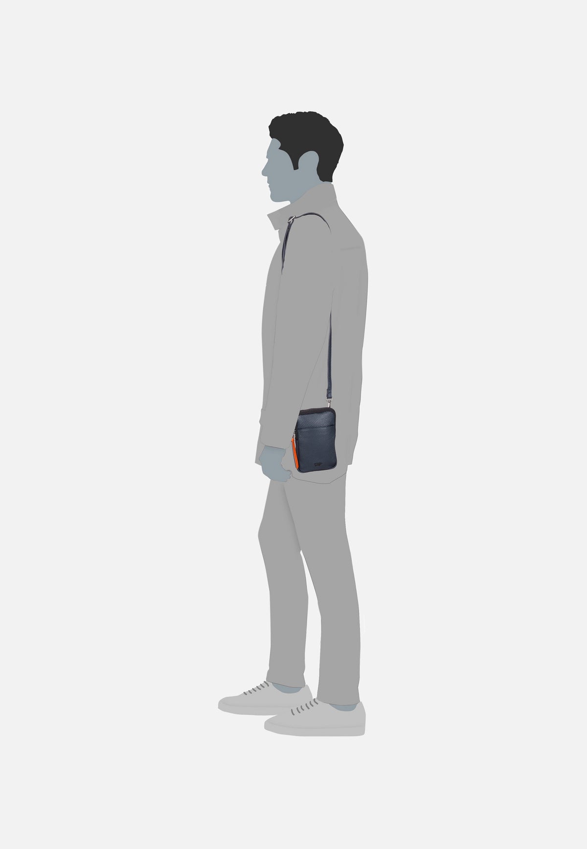 Braun Büffel Novara Phone Pouch Dunkelblau Phone Pouch