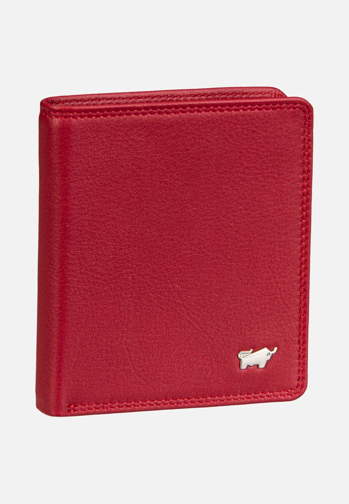 Braun Büffel Golf RFID Coin Wallet Carré 6Cs Red Wallet