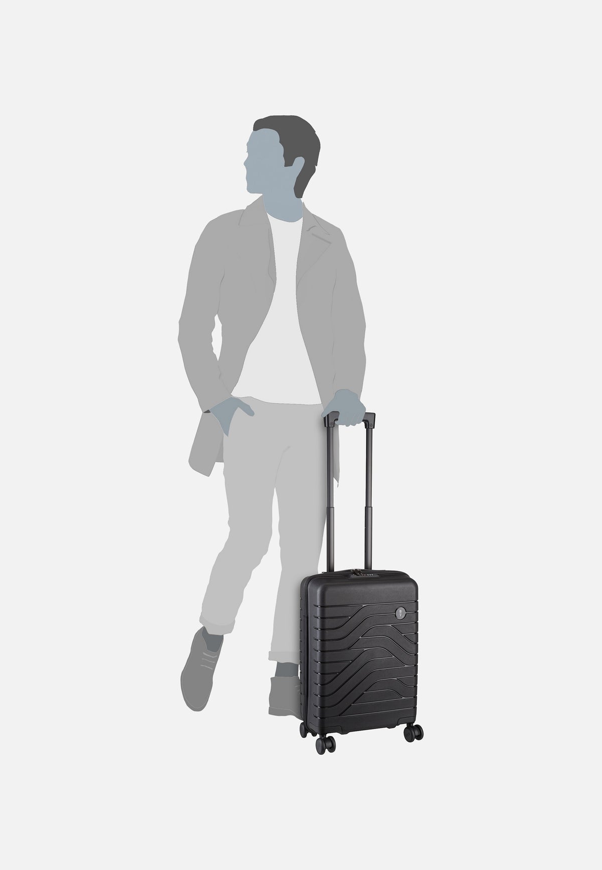 Bric's Ulisse Trolley 8429 Nero Suitcase
