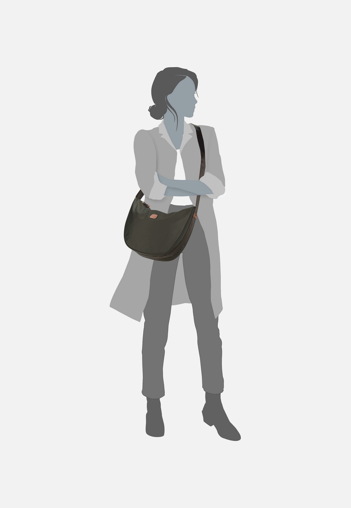 Bric's X-Bag 45052 Oliva Sac pochette