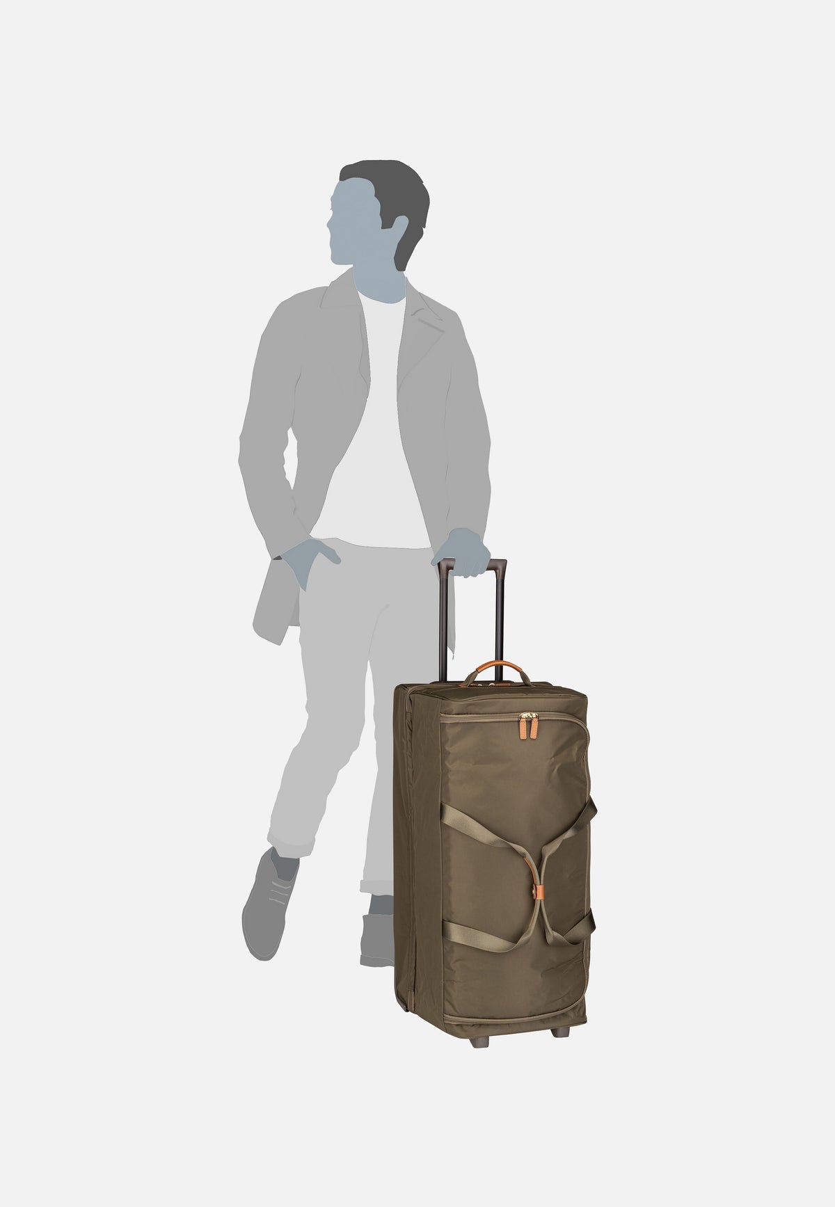 Bric's X-Travel 42522 Oliva Bolsa de viaje con ruedas