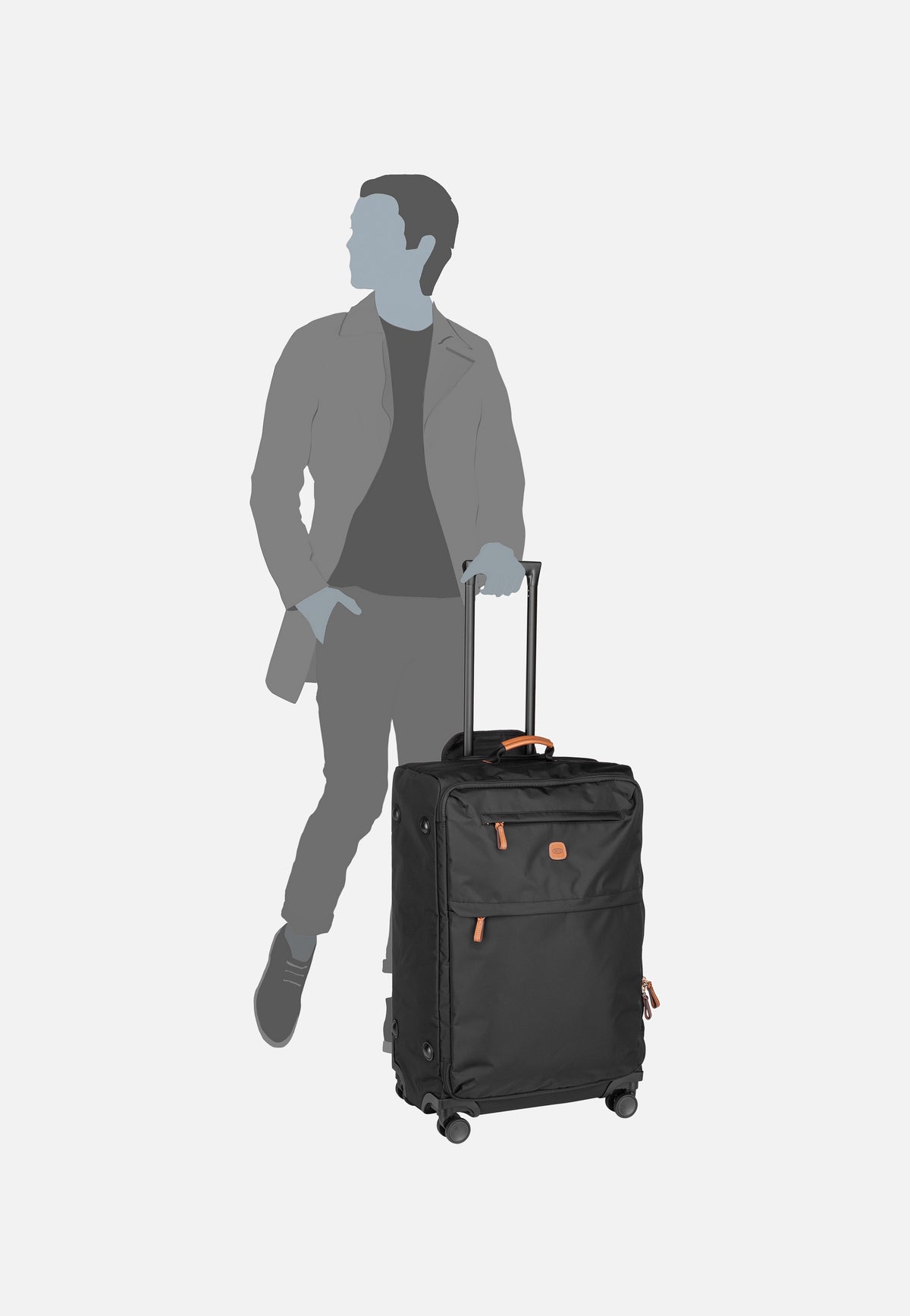 Bric's X-Travel Trolley 58139 Nero Suitcase