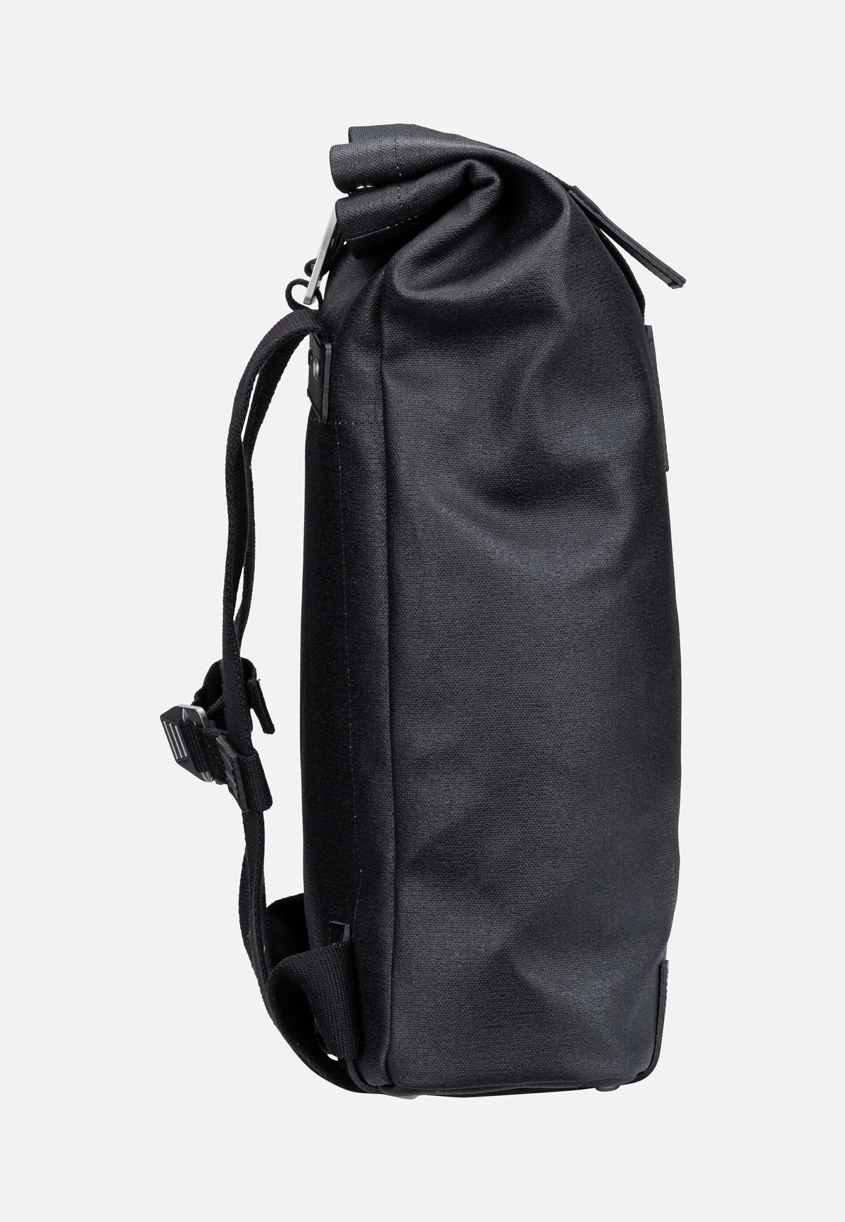 Brooks England Pickwick Cotton Canvas 12 L Black Rolltop Backpack