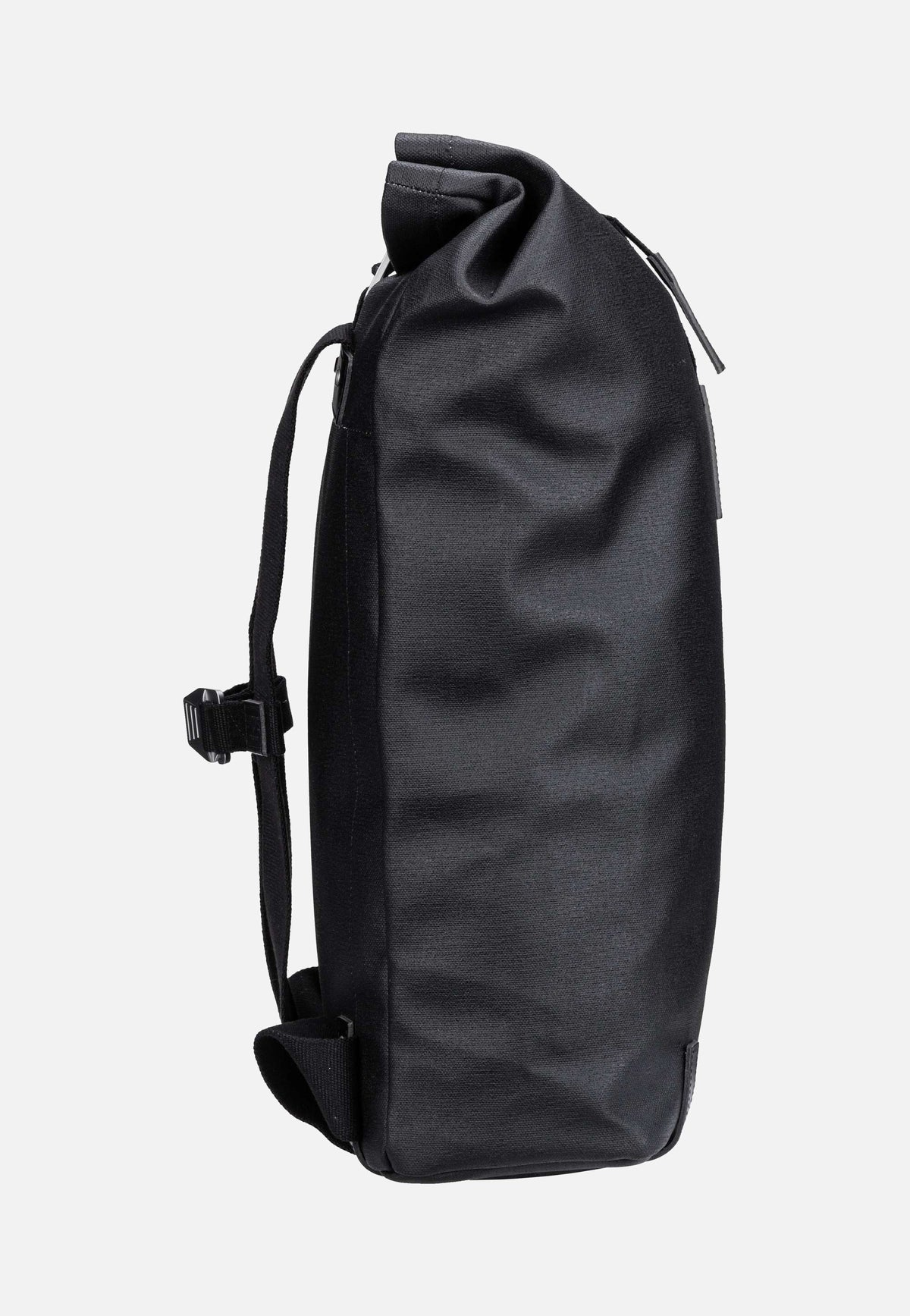 Brooks England Pickwick Cotton Canvas 26 L Black Rolltop Backpack