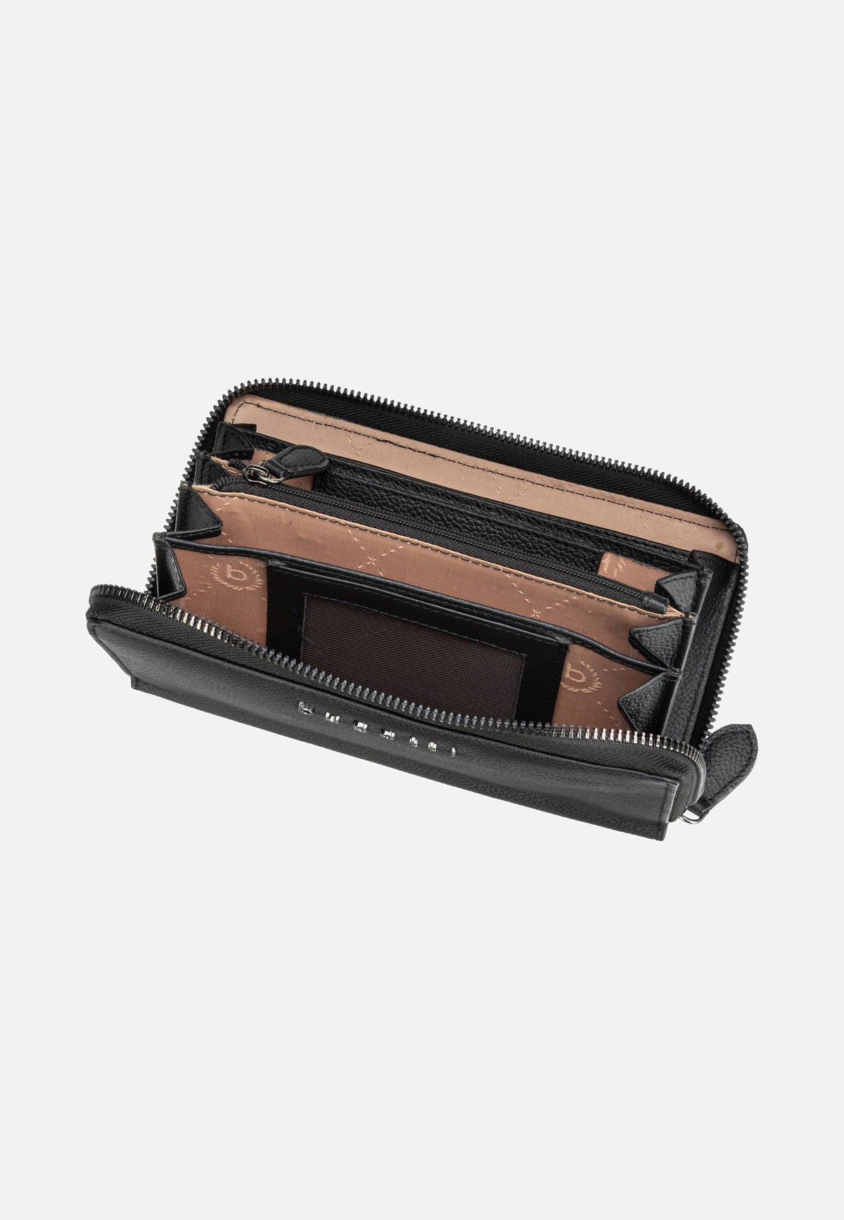 Bugatti Bella Ladies Zip Longpurse Schwarz Wallet