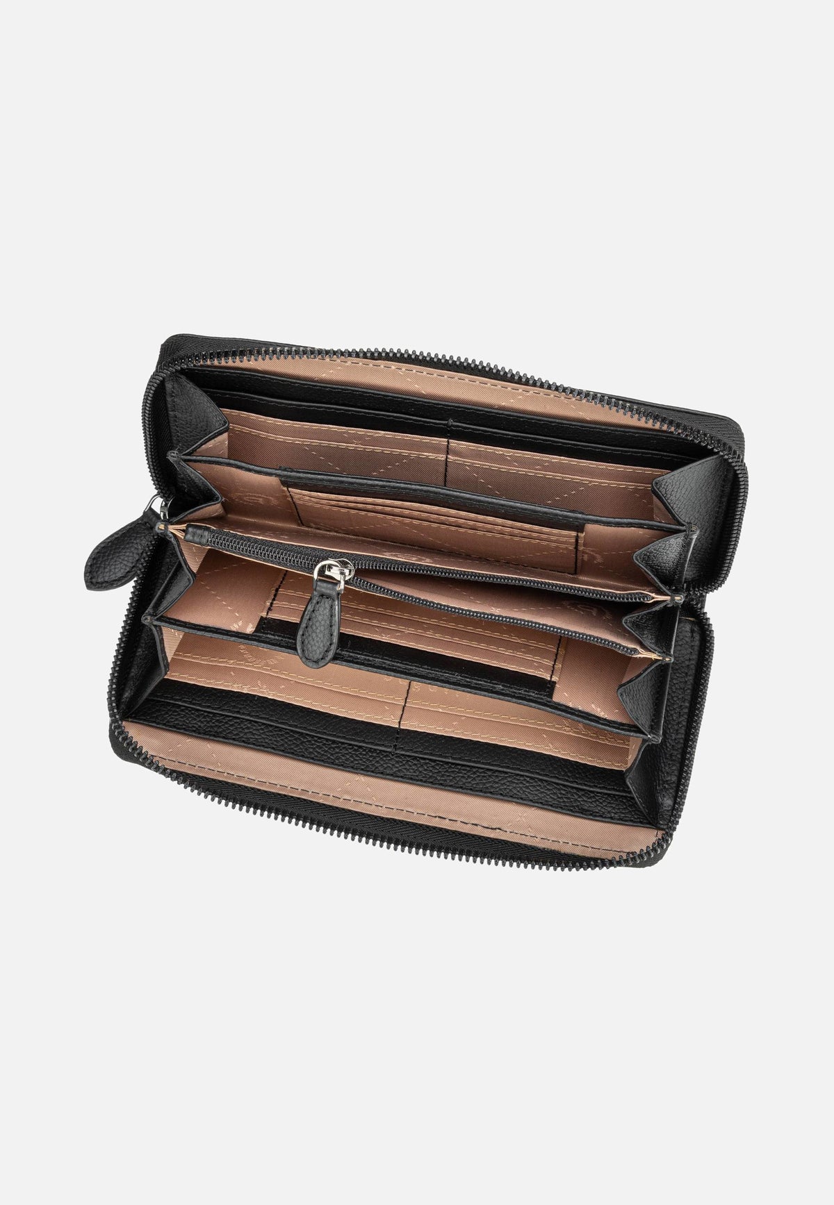 Bugatti Bella Ladies Zip Longpurse Schwarz Wallet
