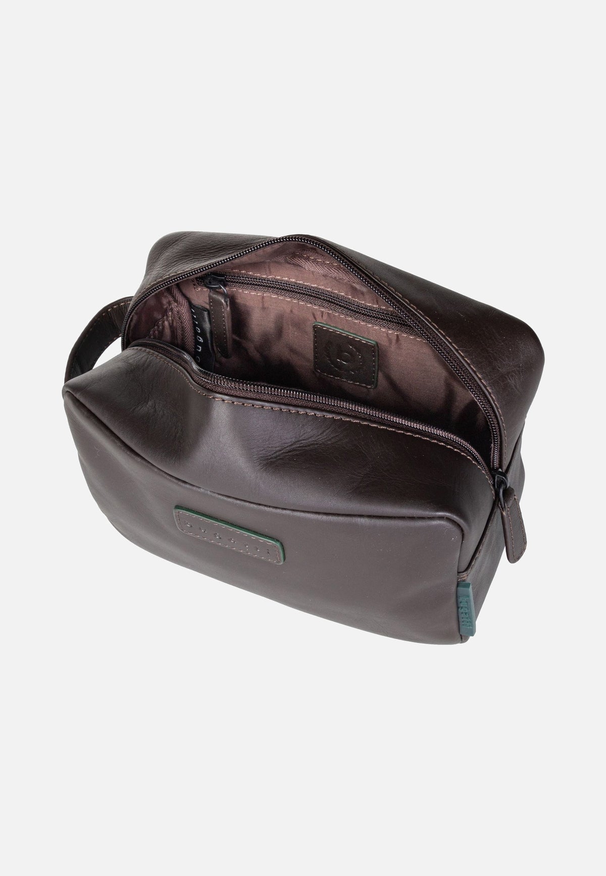 Bugatti Clark Washbag Braun Toiletry Bag