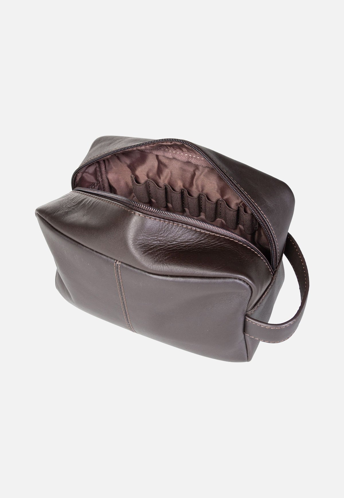 Bugatti Clark Washbag Braun Toiletry Bag