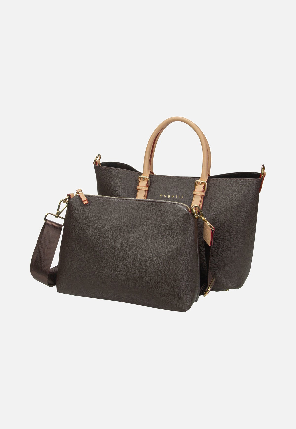 Bugatti Ella M Dunkelbraun Bolsa de mano