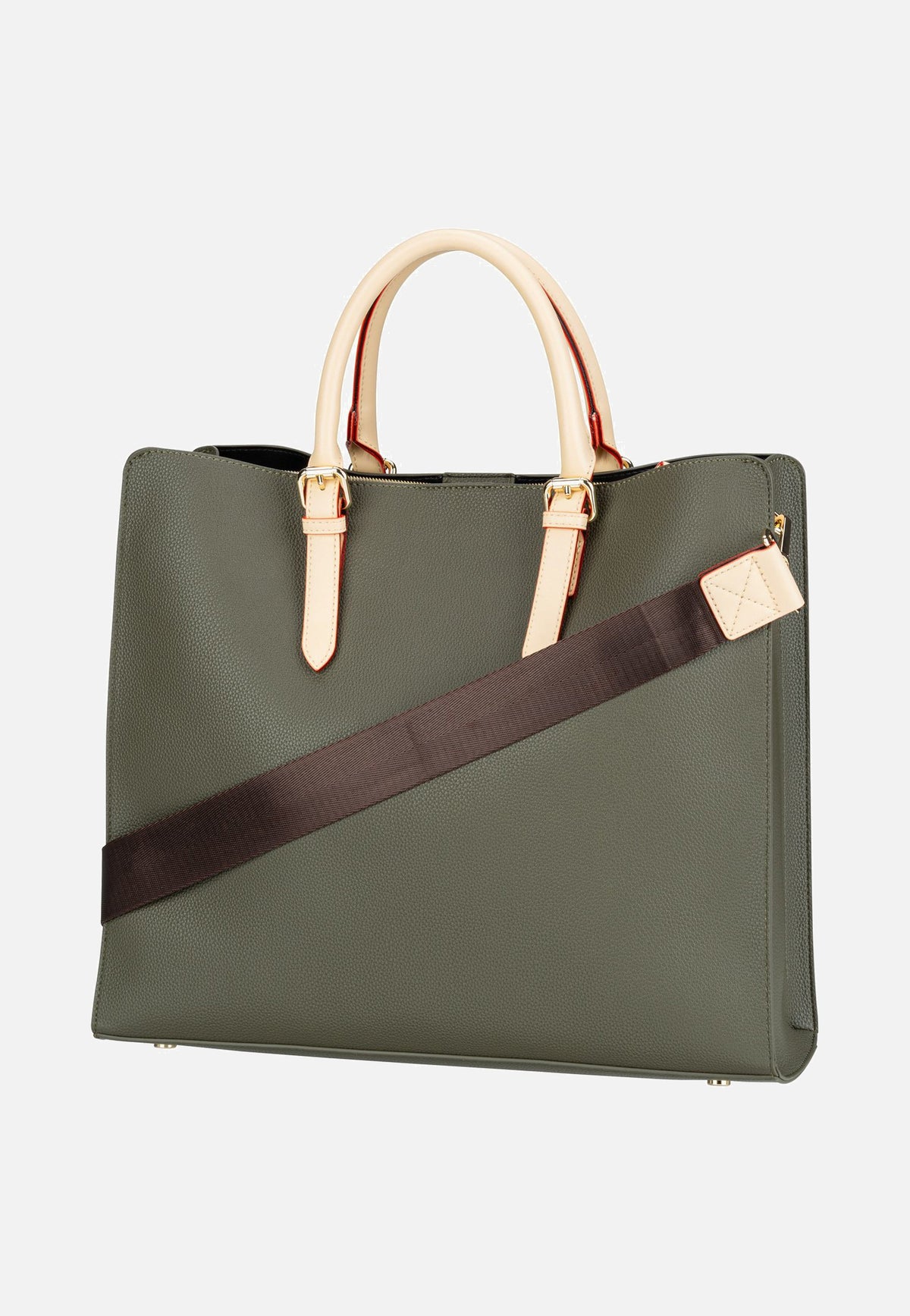 Bugatti Ella Top Handle L Olive Tote Bag