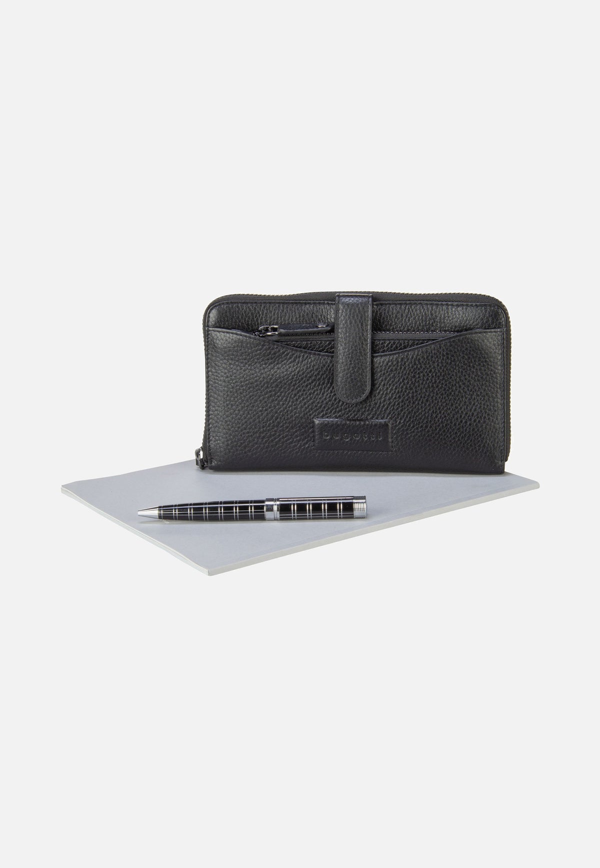 Bugatti Elsa Long Ladies Zip Key Schwarz Wallet