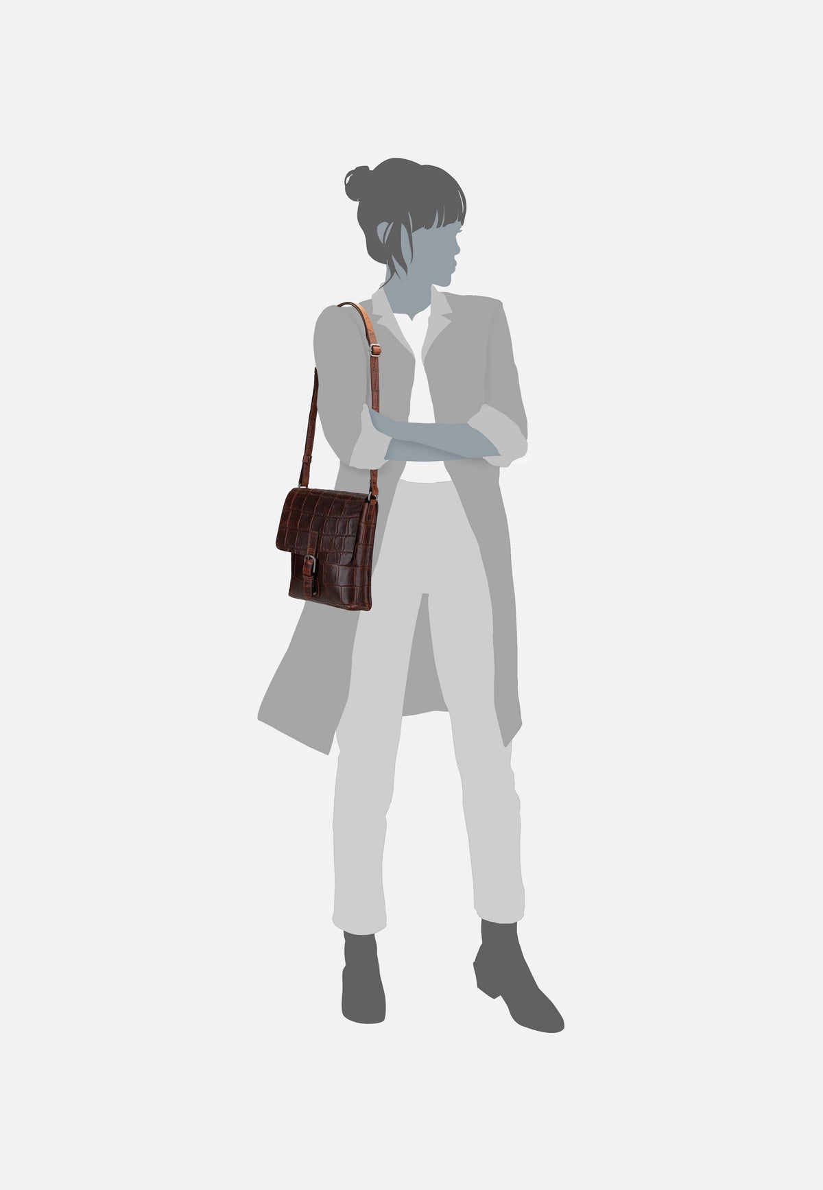 Bugatti Nevio 5923 Cognac Crossbody Bag