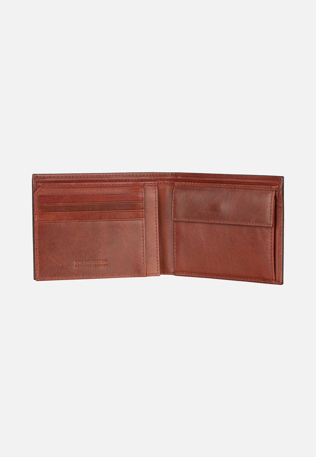 Bugatti Nobile Horizontal with Flap Cognac Wallet