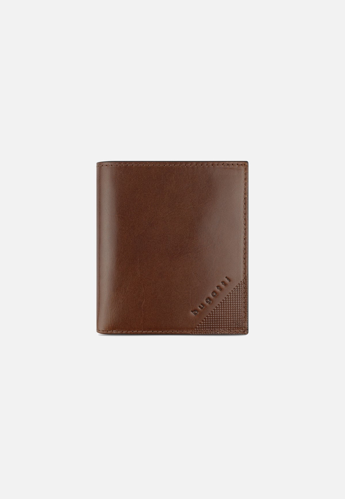 Bugatti Nobile Vertical Small with Flap Cognac Wallet