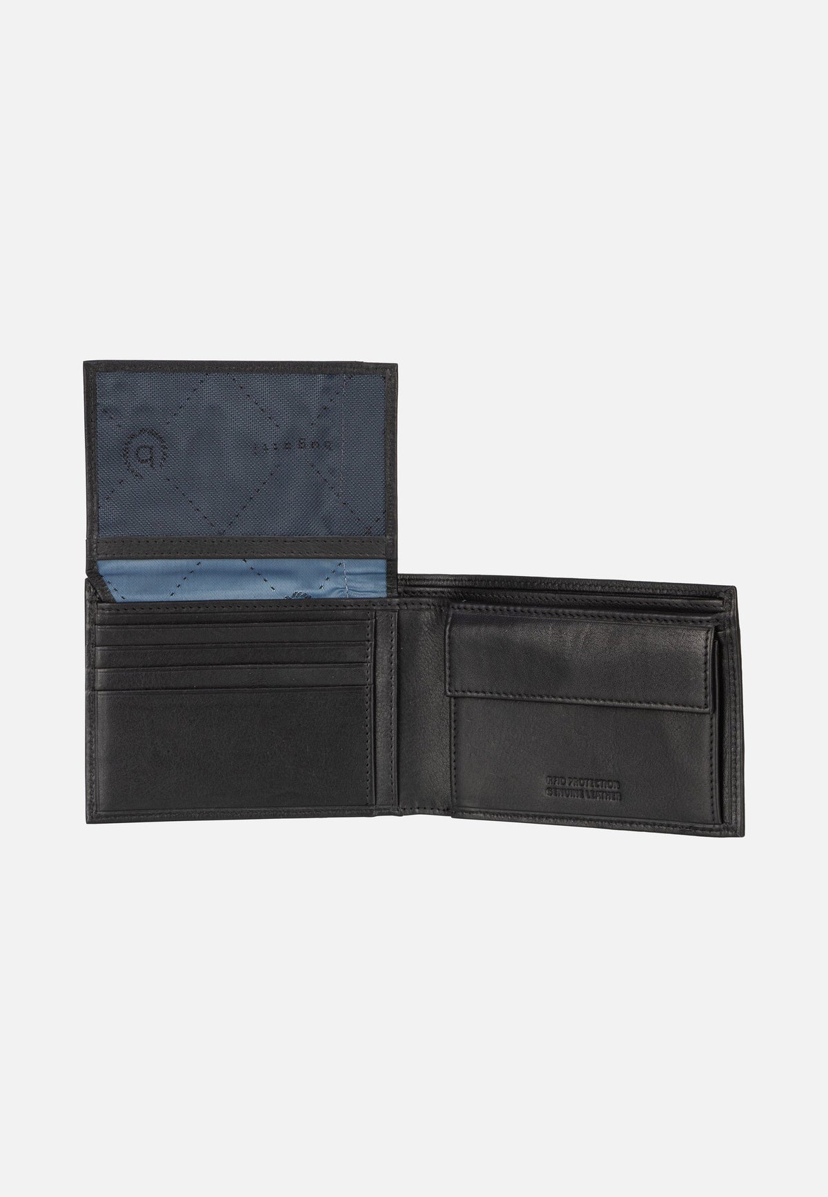 Bugatti Nome Horizontal with Flap II Schwarz Wallet