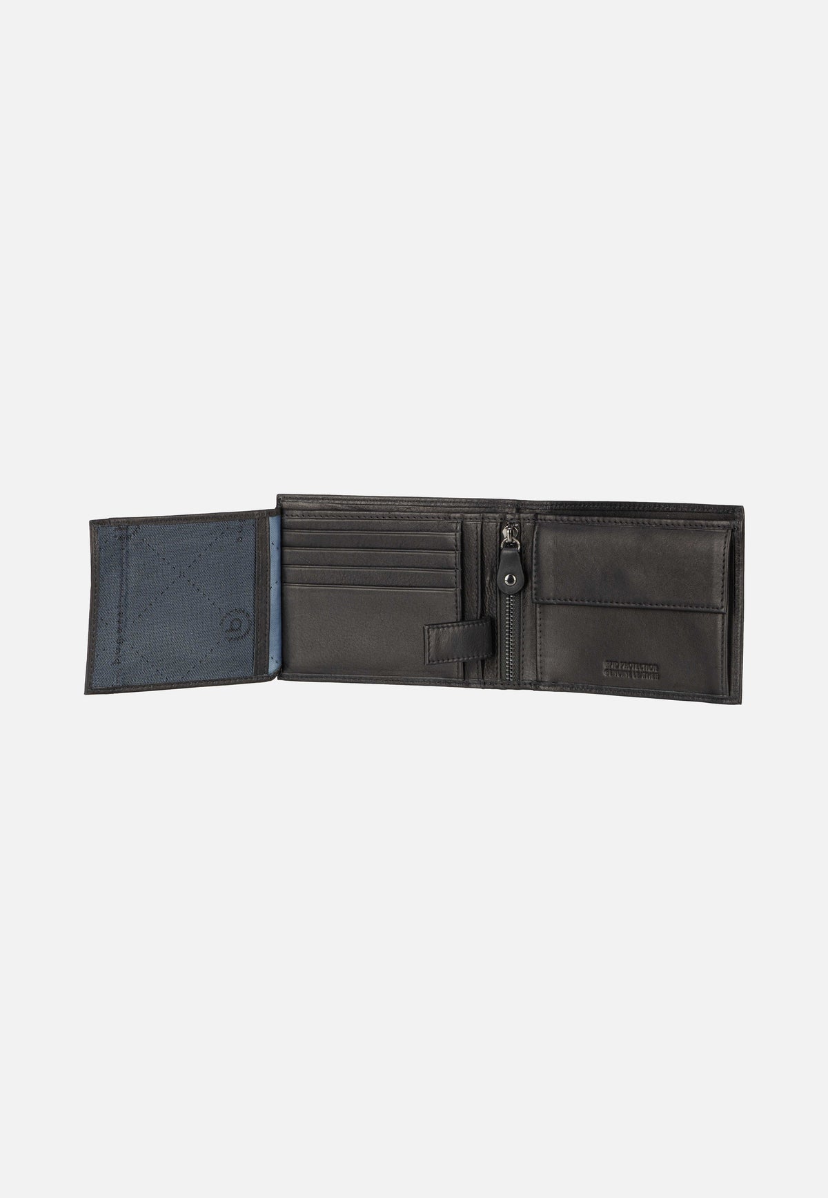 Bugatti Nome Horizontal with Flap III Schwarz Wallet