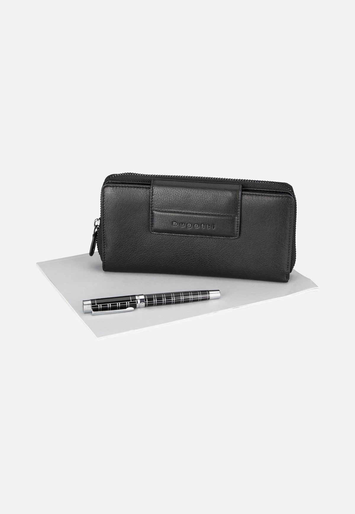 Bugatti Nome Long Ladies Zip Schwarz Wallet