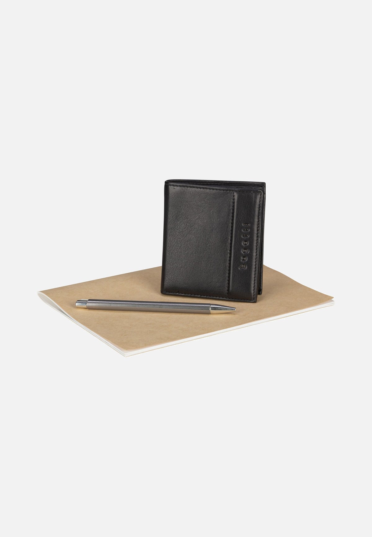Bugatti Nome Vertical Small Schwarz Wallet