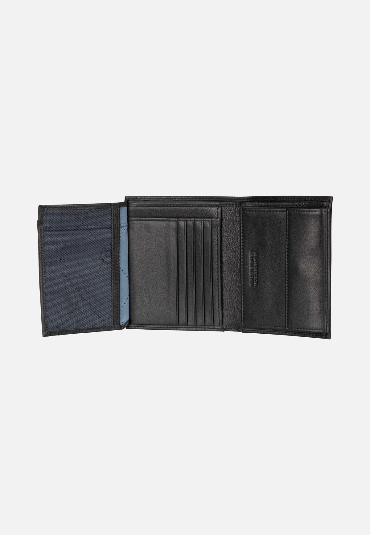 Bugatti Nome Vertical with Flap I Schwarz Wallet