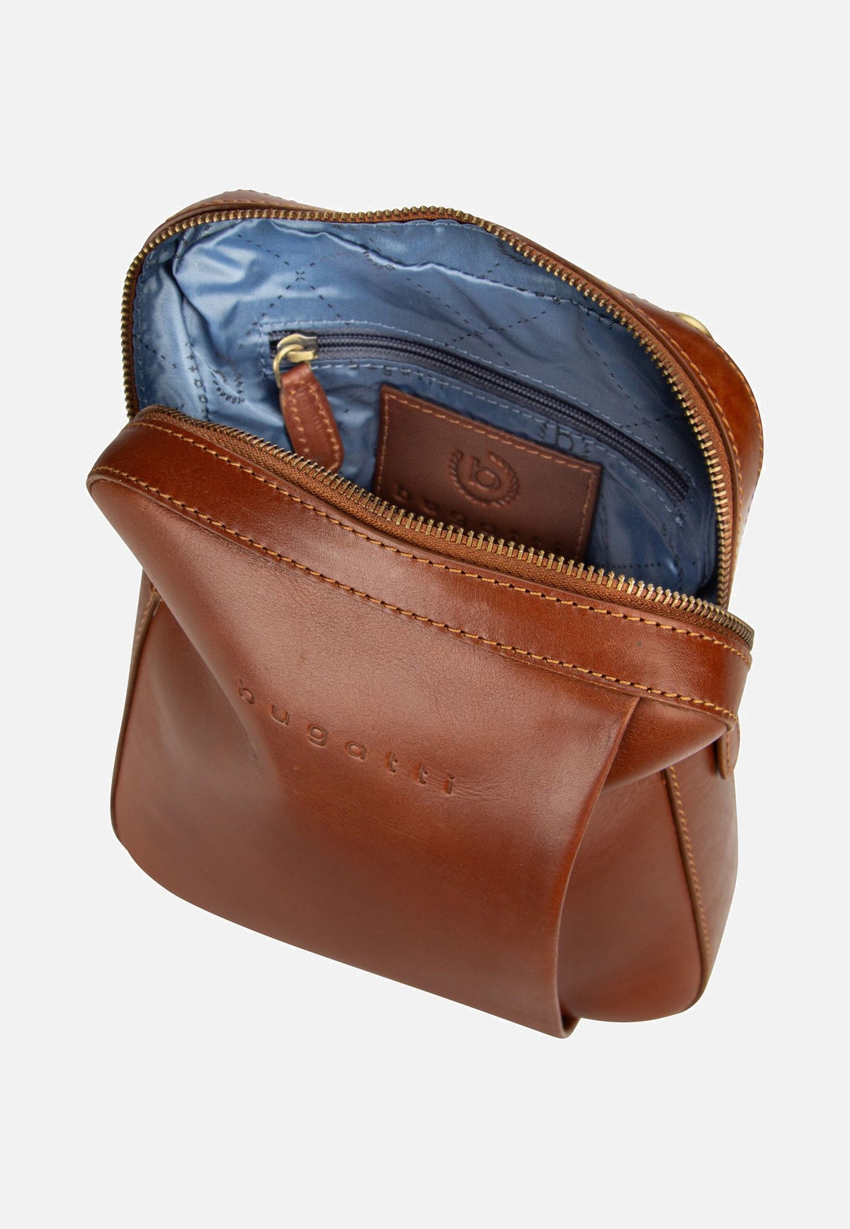 Bugatti Remo Small II Cognac Crossbody Bag