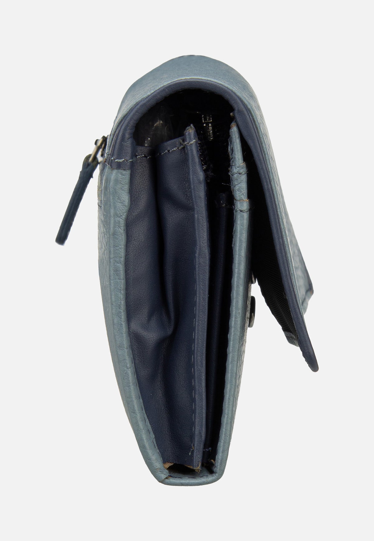 Bugatti Sina Ladies Long With Flap Denim Wallet