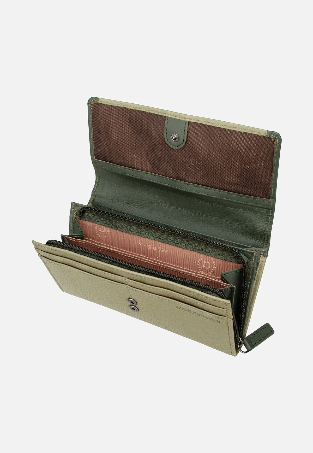 Bugatti Sina Ladies Long With Flap Grün Wallet