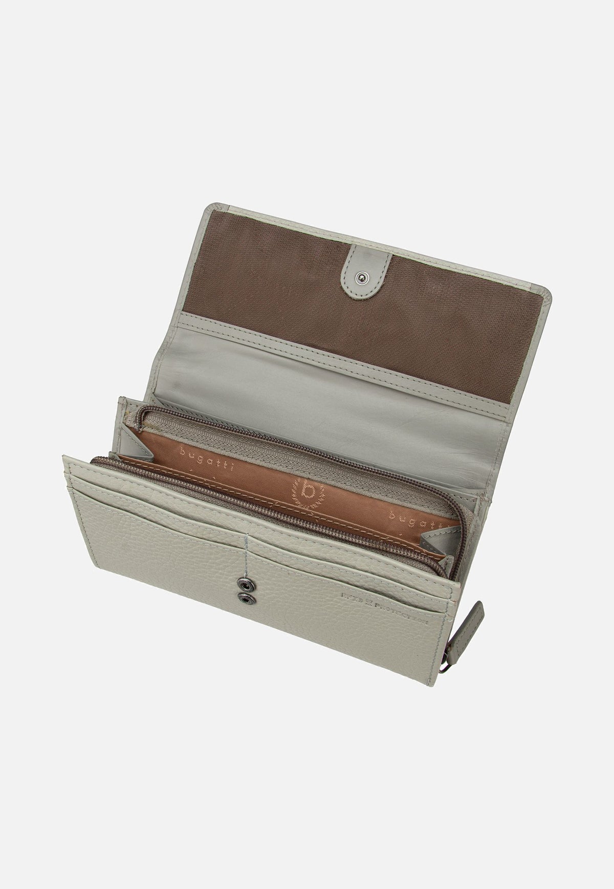 Bugatti Sina Ladies Long With Flap Hellgrau Wallet