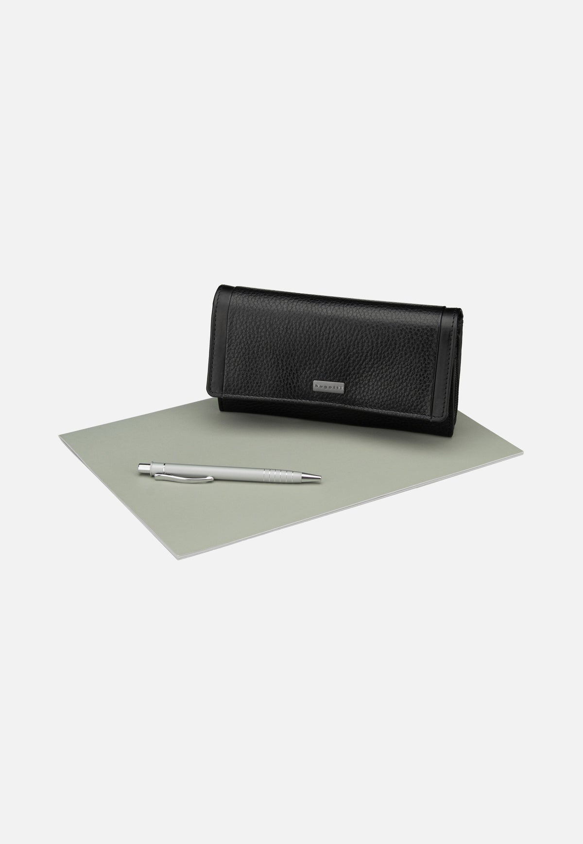 Bugatti Sina Ladies Long With Flap Schwarz Wallet