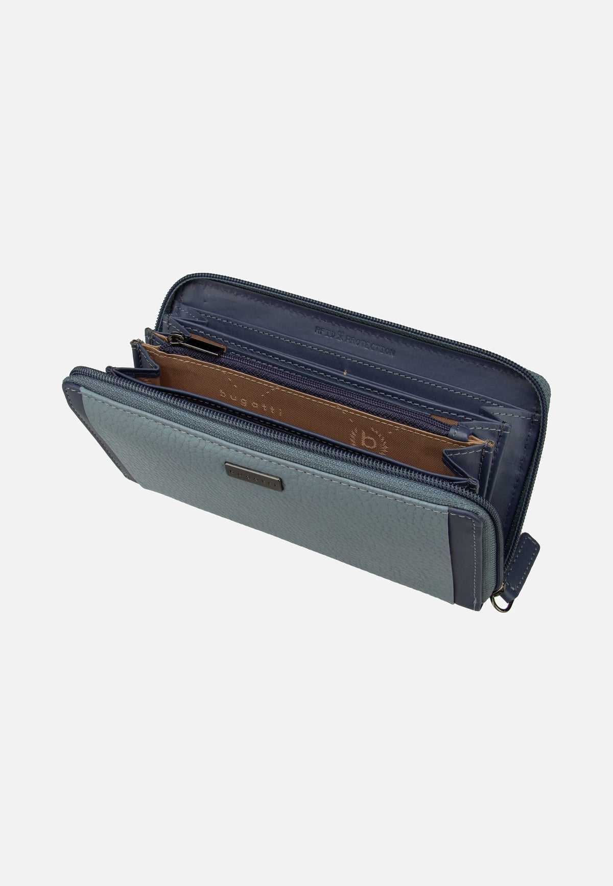Bugatti Sina Ladies Long Zip Denim Wallet