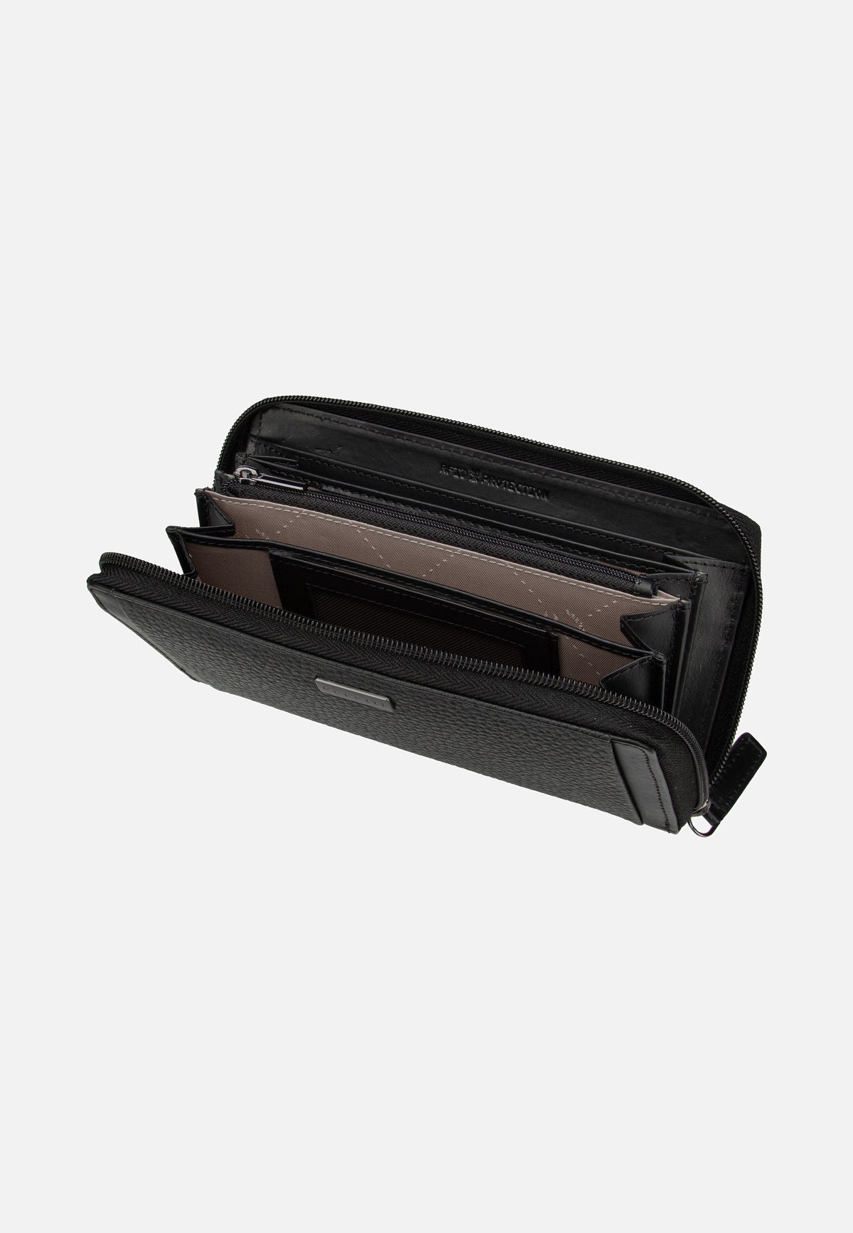 Bugatti Sina Ladies Long Zip Schwarz Wallet