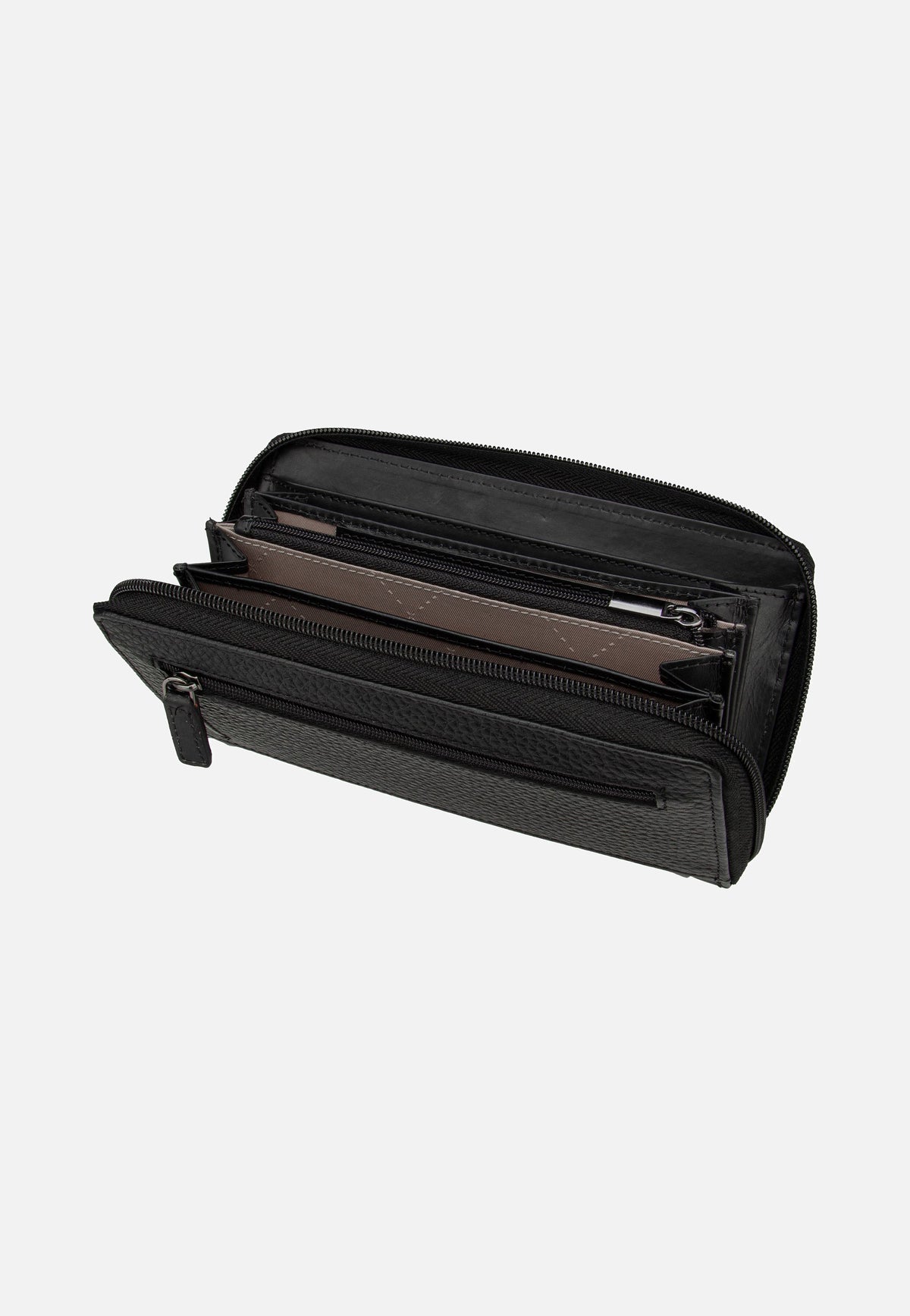 Bugatti Sina Ladies Long Zip Schwarz Wallet