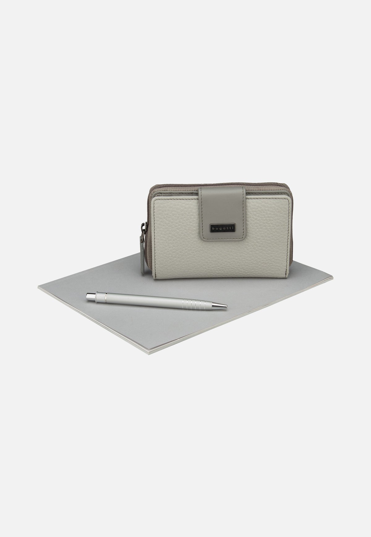 Bugatti Sina Ladies Zip II Hellgrau Wallet