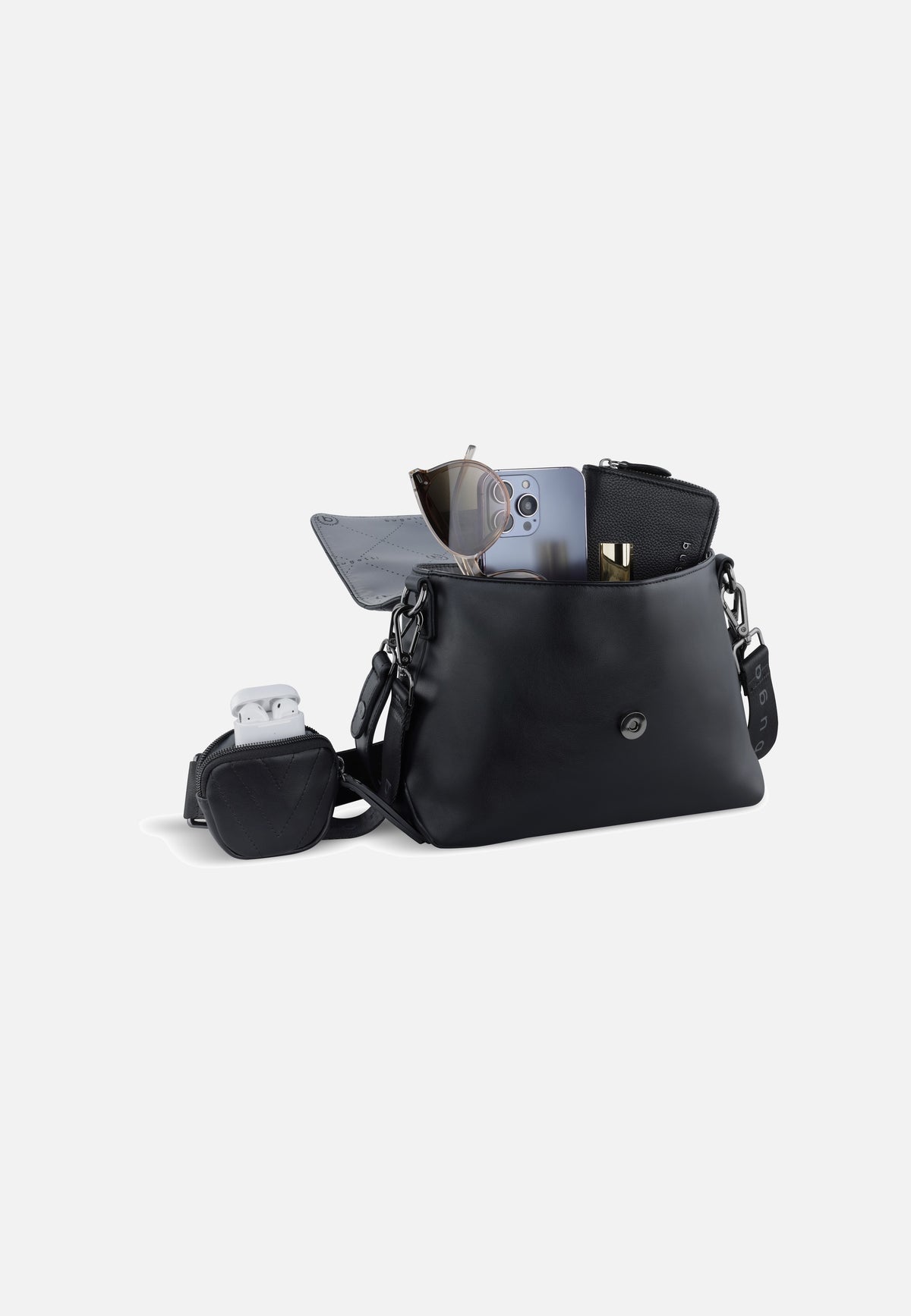 Bugatti Sira Large II Schwarz Crossbody Bag