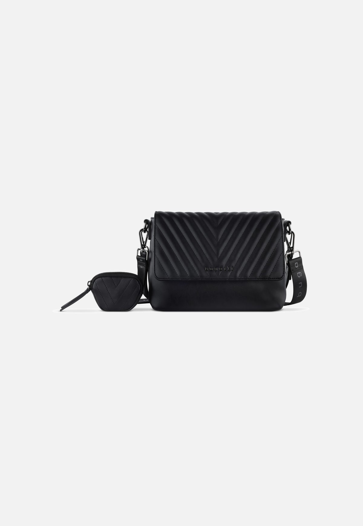 Bugatti Sira Large II Schwarz Crossbody Bag