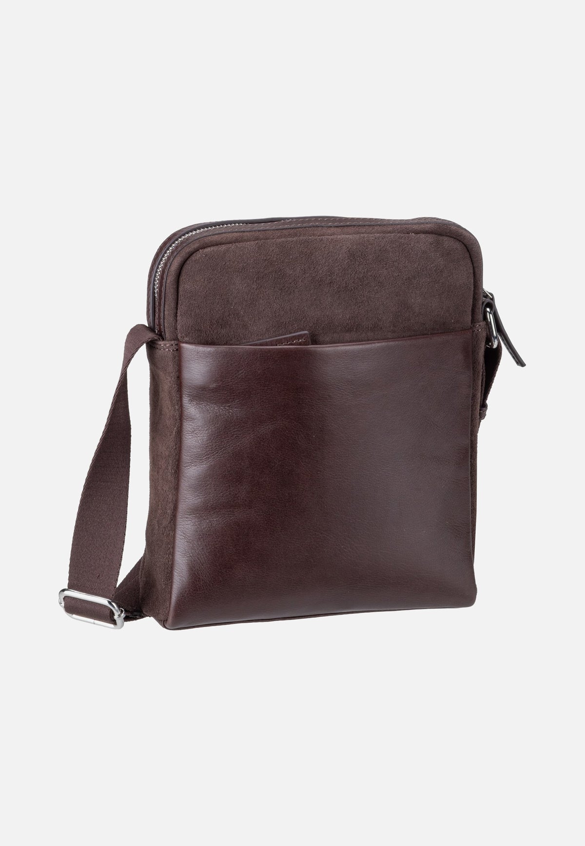Bugatti Diego Schultertasche Brown Schoudertas