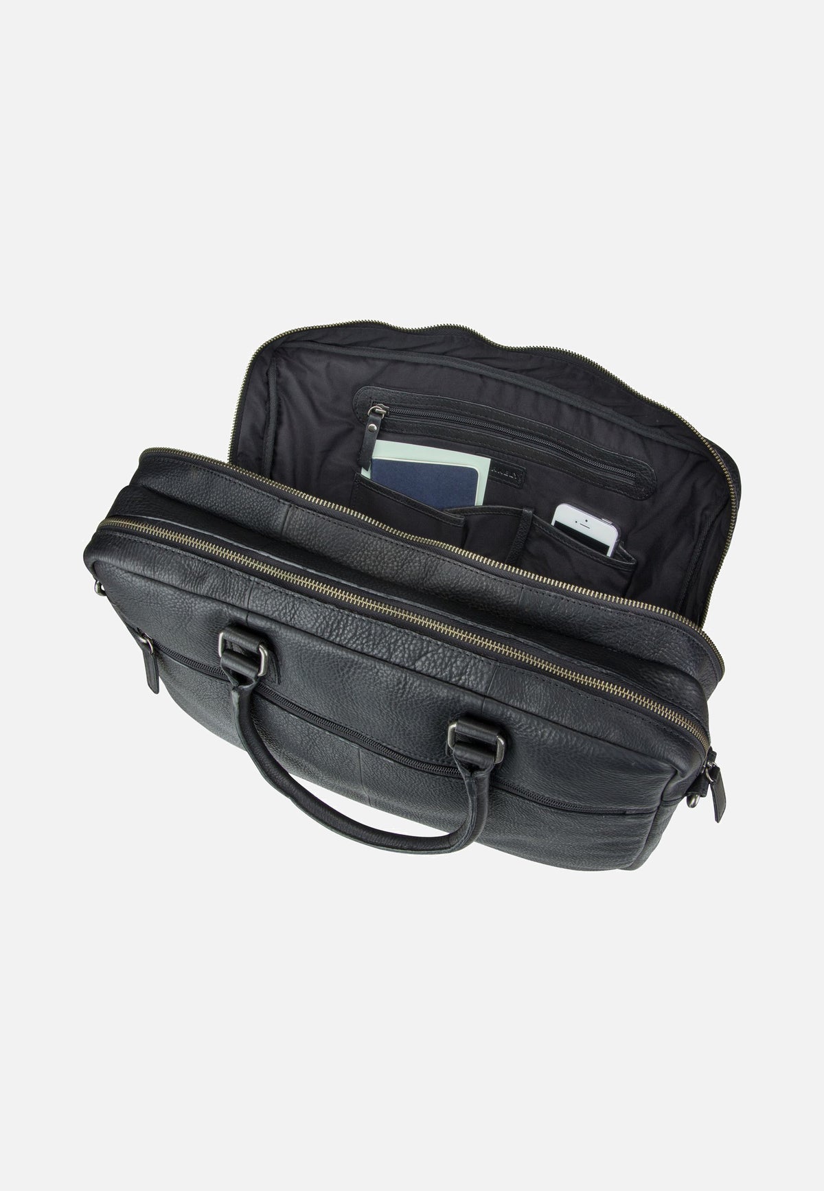 Burkely Antique Avery Worker 15'' 7979 Black Briefcase
