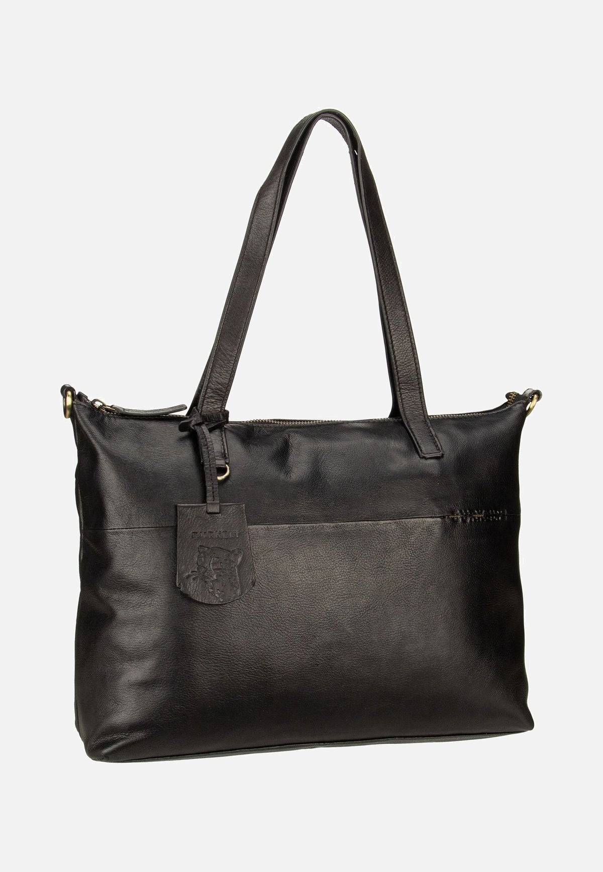 Burkely Natural Norah 1000810 14'' Bean Black Shopper