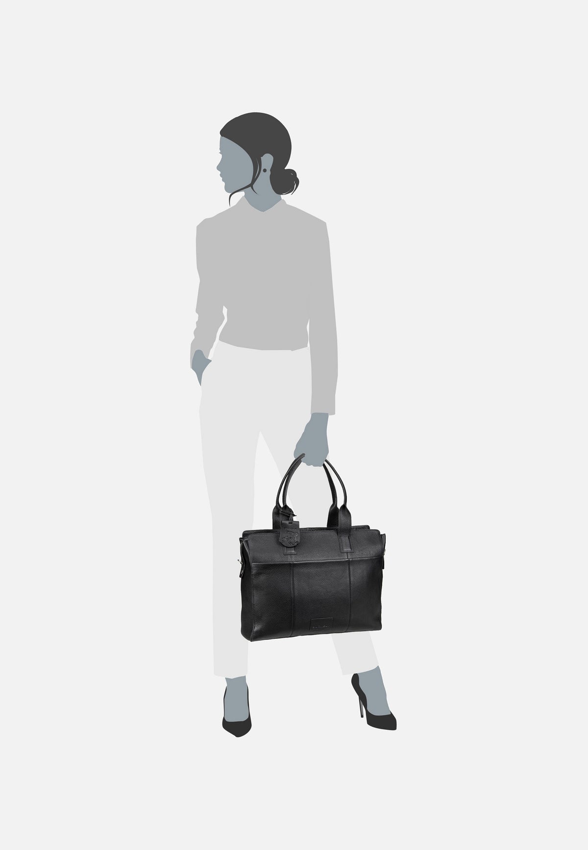 Burkely Soft Skylar 1000846 Black Briefcase