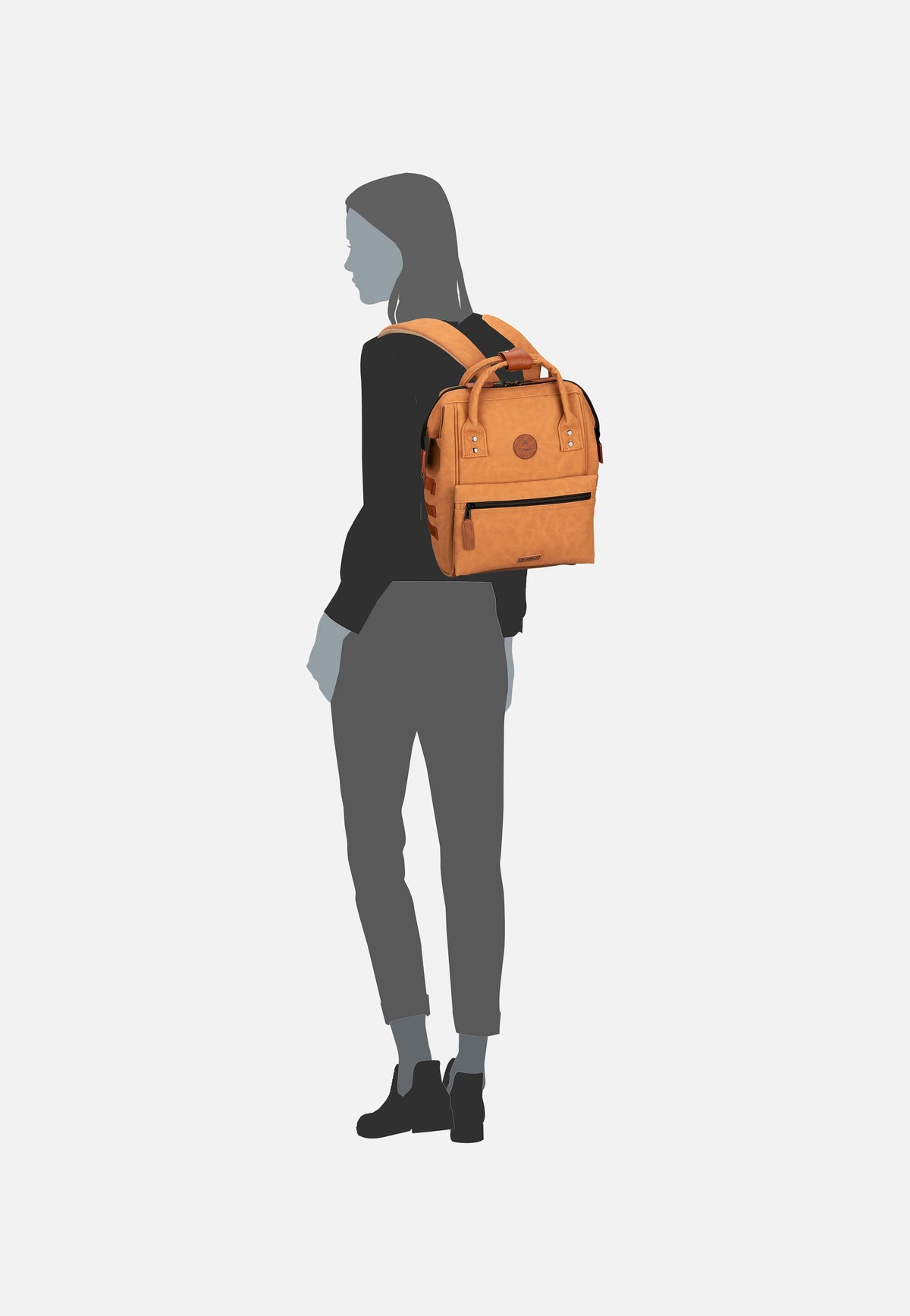 Cabaia Adventurer Vegan Nubuck Small Moscou Rugtassen